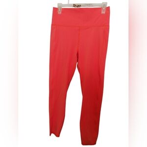 Vuori Studio Pocket Leggings Coral Pink Yoga Pants 7/8 Length 24.5 "Inseam NWT